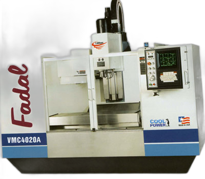 Fadal vertical machining center used to cut molds