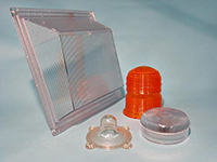 Clear and orange lenses and light covers